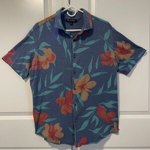 Daniel Cremieux Men's Multicolor Floral Button-Down Shirt XL